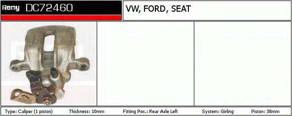 DELCO REMY DC72460 Тормозной суппорт