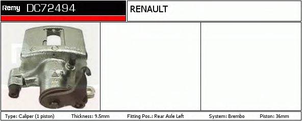 DELCO REMY DC72494 Тормозной суппорт