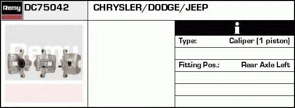 DELCO REMY DC75042 Тормозной суппорт