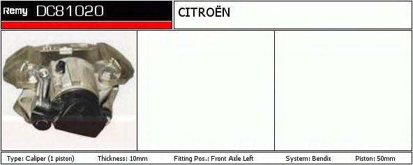 DELCO REMY DC81020 Тормозной суппорт