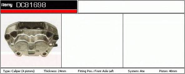 DELCO REMY DC81698 Тормозной суппорт