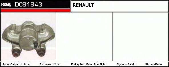 DELCO REMY DC81843 Тормозной суппорт