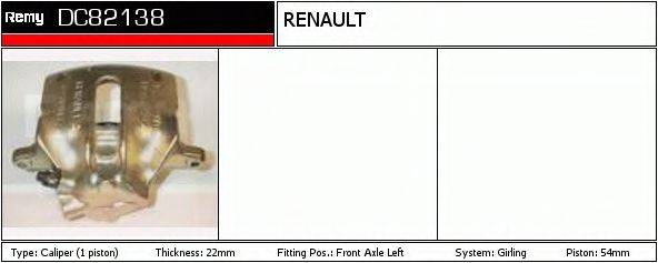 DELCO REMY DC82138 Тормозной суппорт