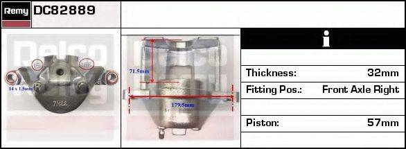 DELCO REMY DC82889 Тормозной суппорт