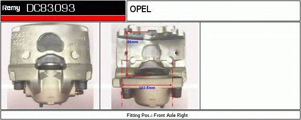 DELCO REMY DC83093 Тормозной суппорт