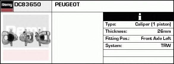 DELCO REMY DC83650 Тормозной суппорт
