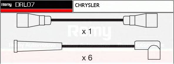 DELCO REMY DRL07 Комплект проводов зажигания