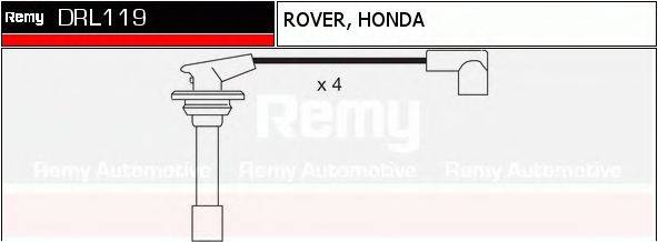 DELCO REMY DRL119 Комплект проводов зажигания