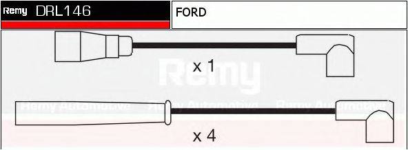 DELCO REMY DRL146 Комплект проводов зажигания