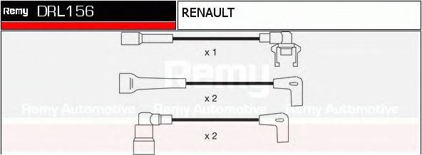 DELCO REMY DRL156 Комплект проводов зажигания