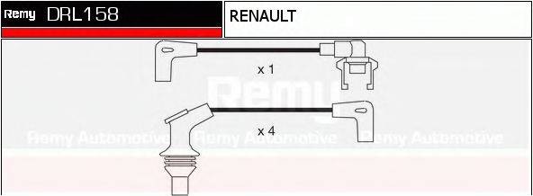 DELCO REMY DRL158 Комплект проводов зажигания