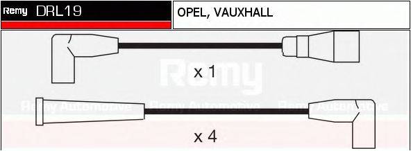 DELCO REMY DRL19 Комплект проводов зажигания