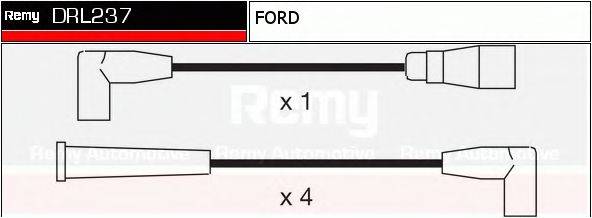 DELCO REMY DRL237 Комплект проводов зажигания