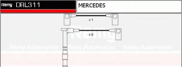 DELCO REMY DRL311 Комплект проводов зажигания