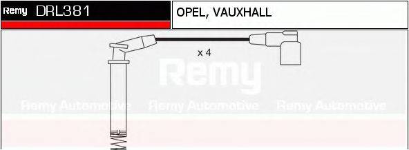 DELCO REMY DRL381 Комплект проводов зажигания