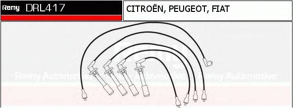 DELCO REMY DRL417 Комплект проводов зажигания