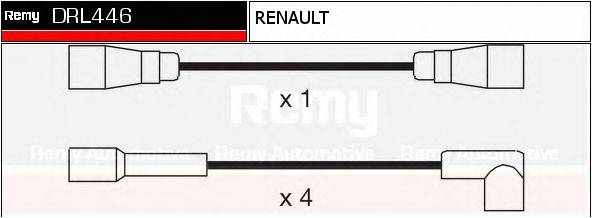 DELCO REMY DRL446 Комплект проводов зажигания