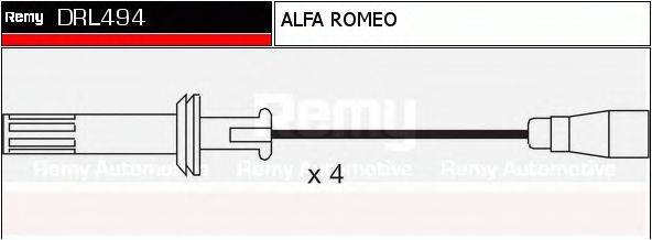 DELCO REMY DRL494 Комплект проводов зажигания