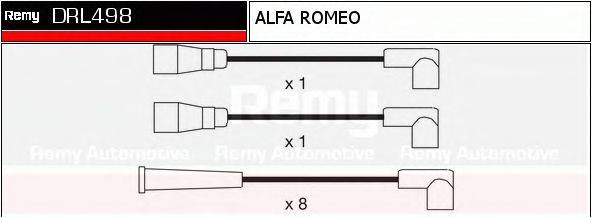 DELCO REMY DRL498 Комплект проводов зажигания