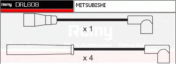 DELCO REMY DRL608 Комплект проводов зажигания