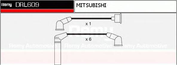 DELCO REMY DRL609 Комплект проводов зажигания