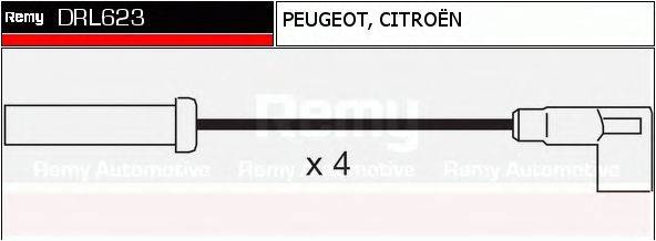 DELCO REMY DRL623 Комплект проводов зажигания