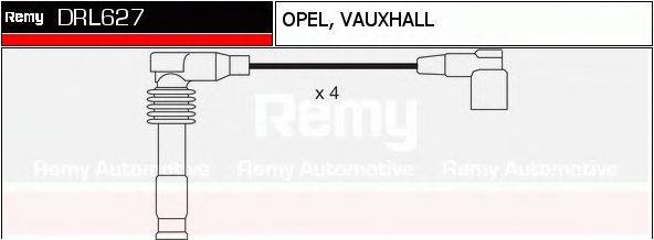 DELCO REMY DRL627 Комплект проводов зажигания