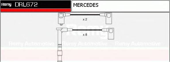 DELCO REMY DRL672 Комплект проводов зажигания