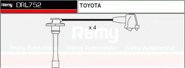 DELCO REMY DRL752 Комплект проводов зажигания