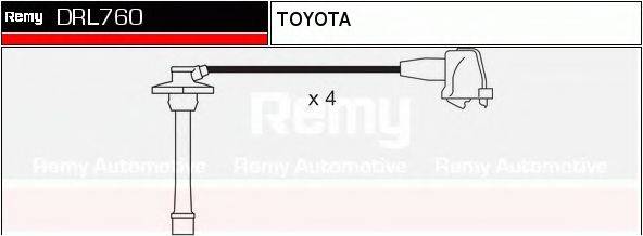 DELCO REMY DRL760 Комплект проводов зажигания