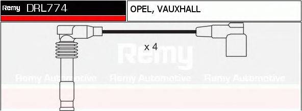 DELCO REMY DRL774 Комплект проводов зажигания