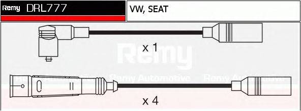 DELCO REMY DRL777 Комплект проводов зажигания