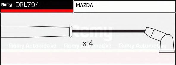 DELCO REMY DRL794 Комплект проводов зажигания