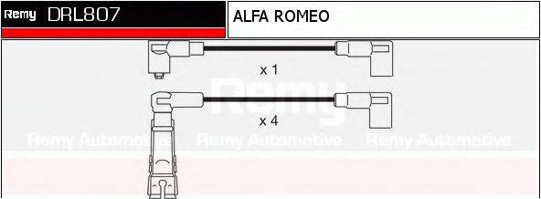 DELCO REMY DRL807 Комплект проводов зажигания