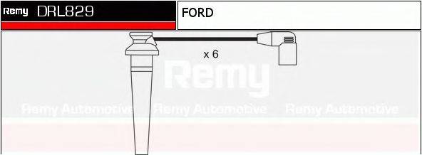 DELCO REMY DRL829 Комплект проводов зажигания