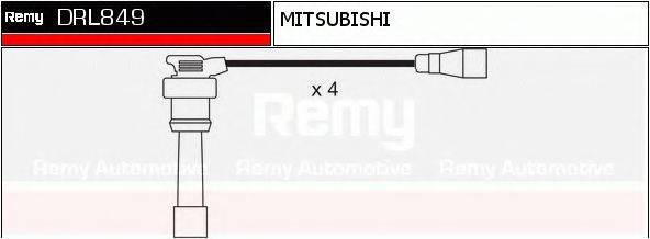 DELCO REMY DRL849 Комплект проводов зажигания