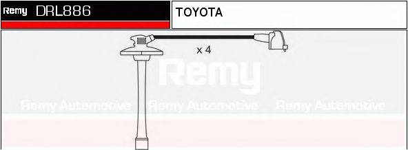 DELCO REMY DRL886 Комплект проводов зажигания