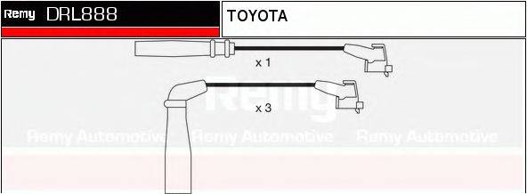 DELCO REMY DRL888 Комплект проводов зажигания