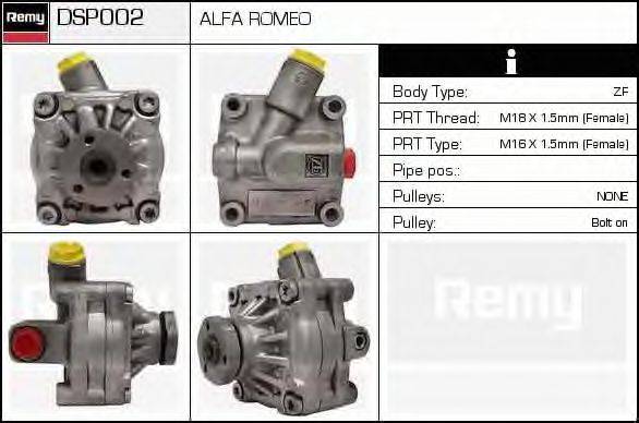 DELCO REMY DSP002 Гидравлический насос, рулевое управление