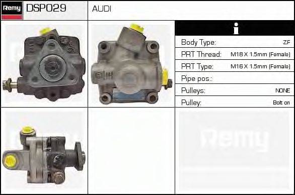 DELCO REMY DSP029 Гидравлический насос, рулевое управление