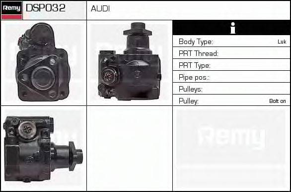 DELCO REMY DSP032 Гидравлический насос, рулевое управление