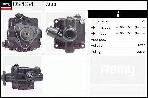 DELCO REMY DSP034 Гидравлический насос, рулевое управление