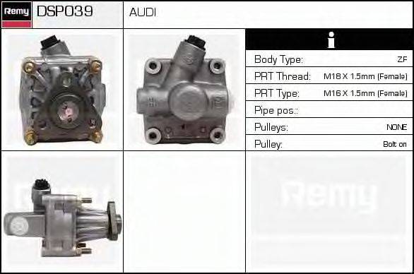 DELCO REMY DSP039 Гидравлический насос, рулевое управление