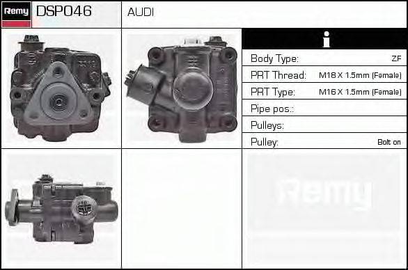 DELCO REMY DSP046 Гидравлический насос, рулевое управление