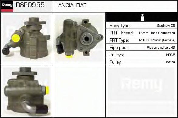 DELCO REMY DSP0955 Гидравлический насос, рулевое управление