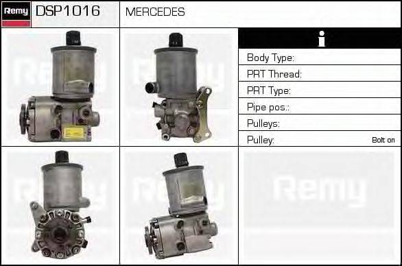 DELCO REMY DSP1016 Гидравлический насос, рулевое управление