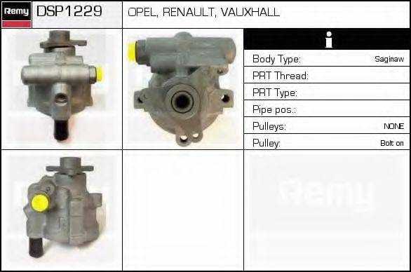 DELCO REMY DSP1229 Гидравлический насос, рулевое управление