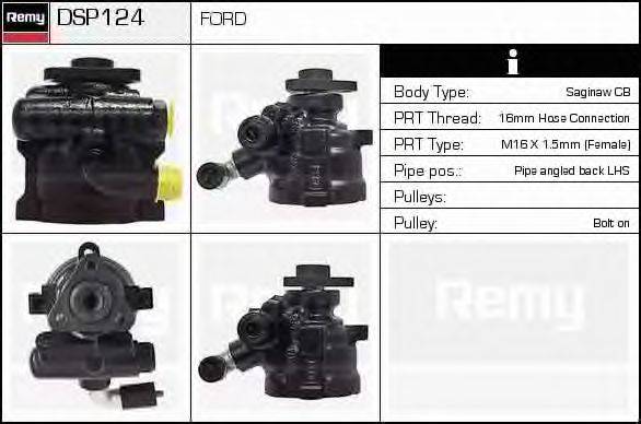 DELCO REMY DSP124 Гидравлический насос, рулевое управление