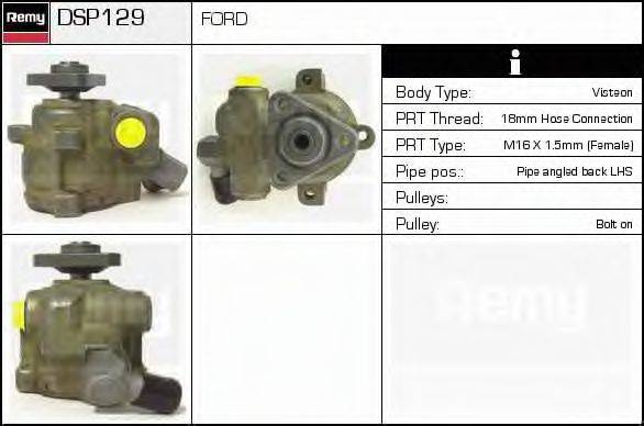 DELCO REMY DSP129 Гидравлический насос, рулевое управление