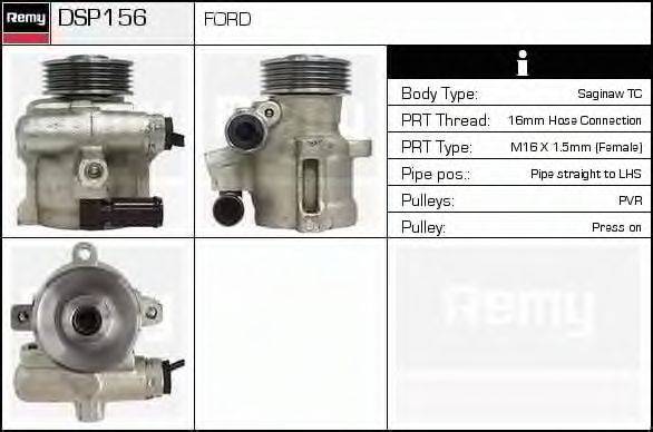 DELCO REMY DSP156 Гидравлический насос, рулевое управление